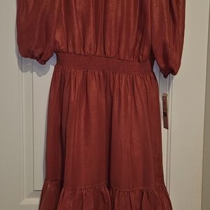 Elegant Coral/Pink Dress